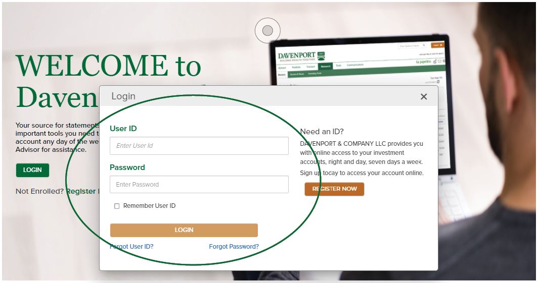 Davenport Investments Login