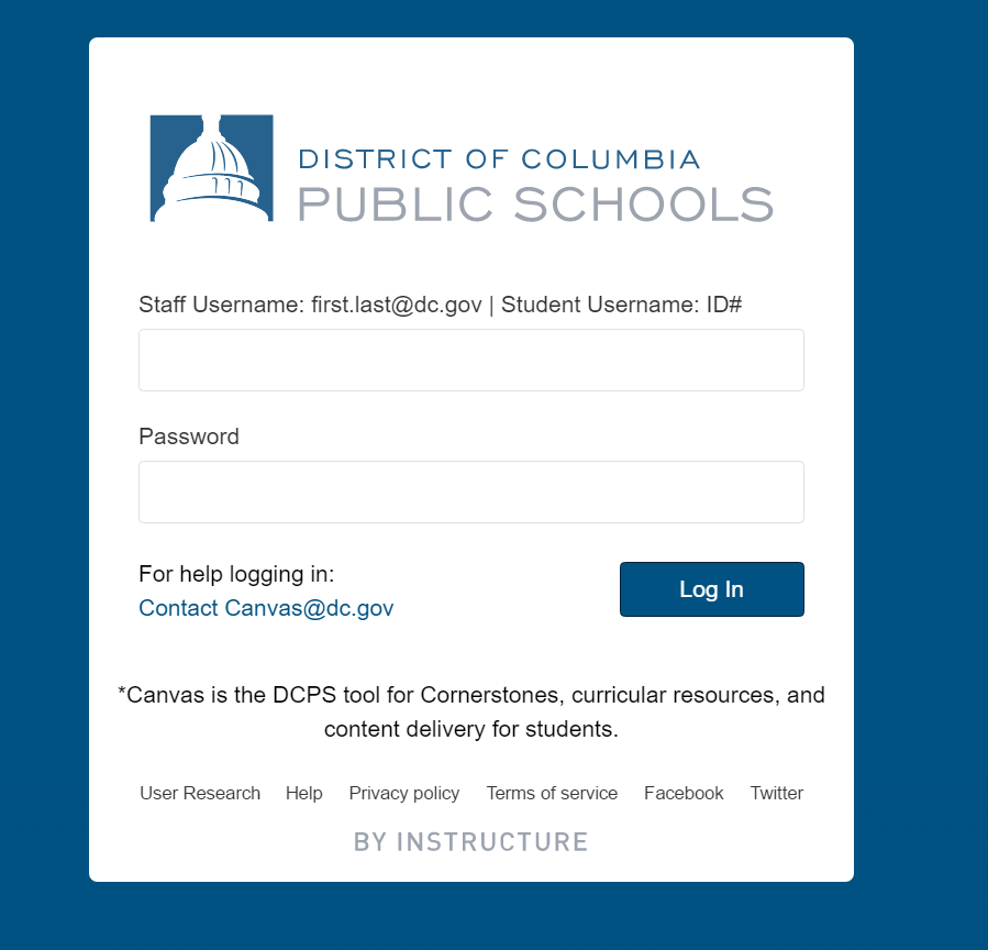 Dcps Instructure Login