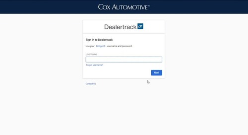 Dealertrack Dealer Login