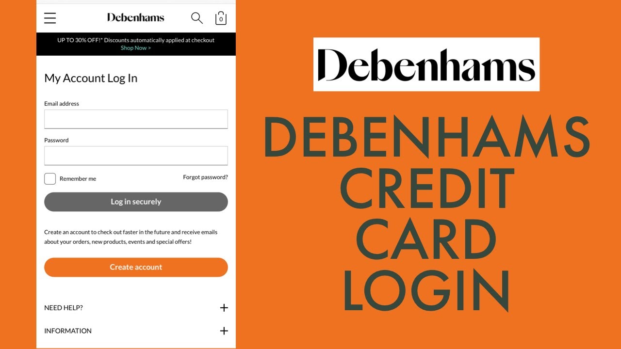 Debenham Card Login