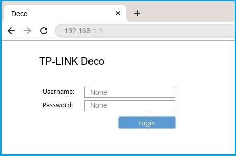 Deco Router Login