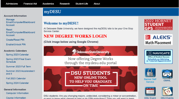 Delaware State Email Login