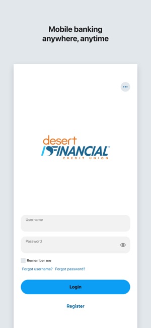 Desert Financial Login