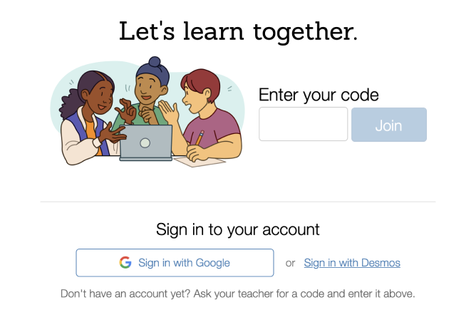 Desmos Login