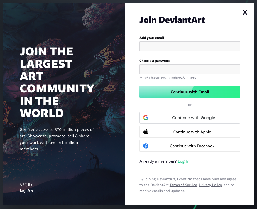 Deviant Login