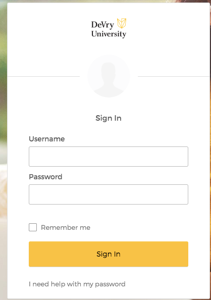 Devry Canvas Login