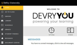 Devry Edu Login