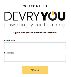 Devry Keller Login