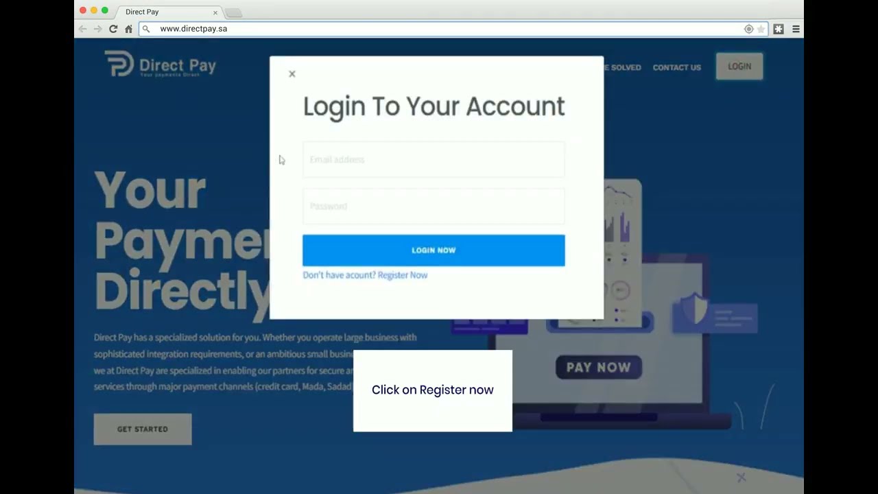 Direct Pay Login