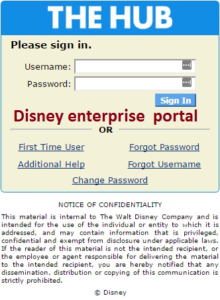 Disney Cast Hub Login