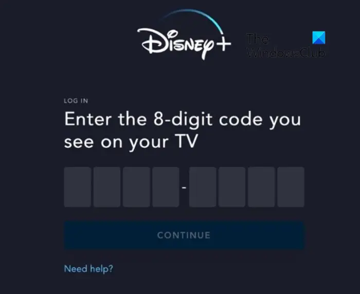 Disney Plus Code Login