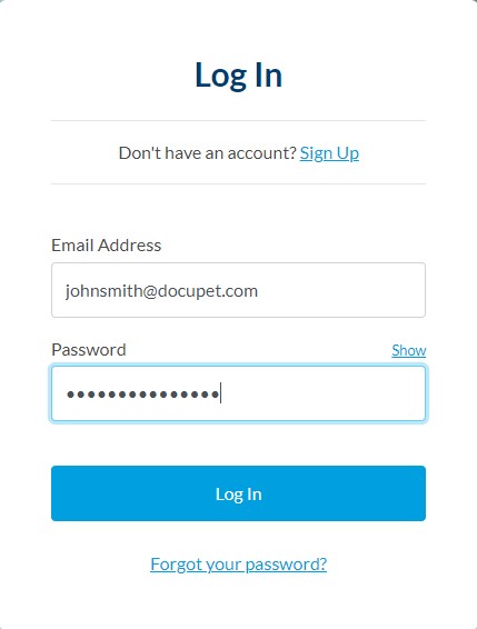 Docupet Login