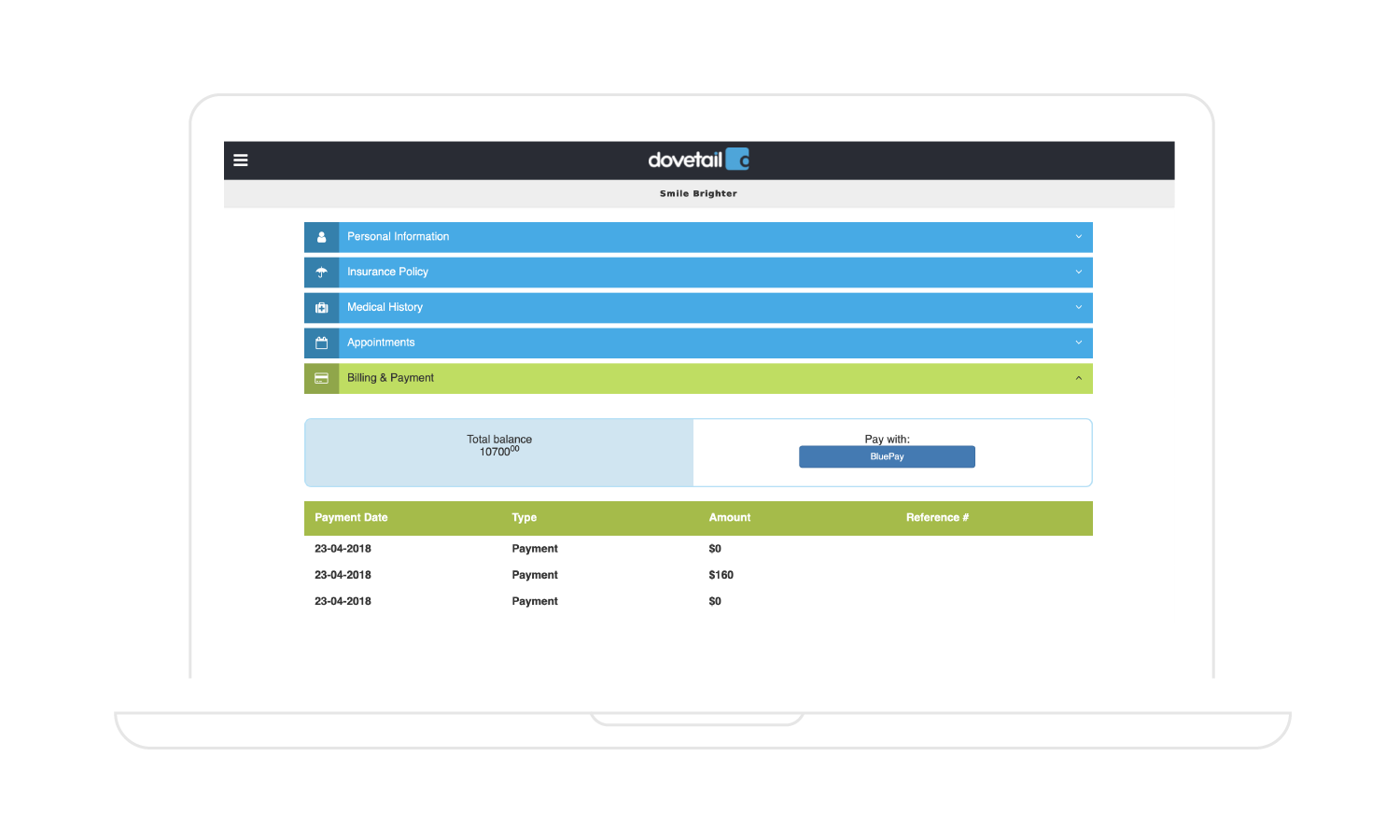 Dovetail Clinic Login