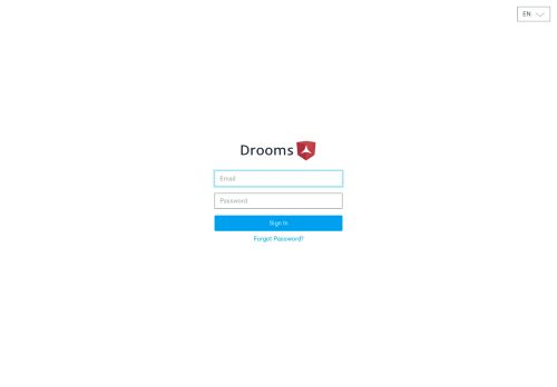 Drooms Login