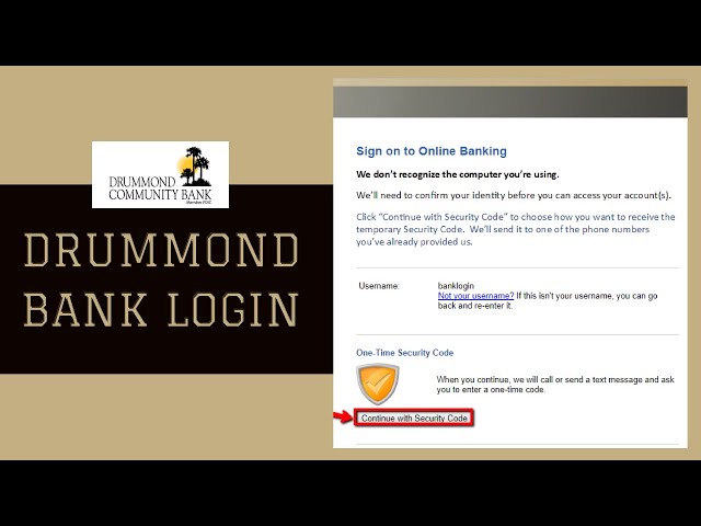 Drummond Bank Login