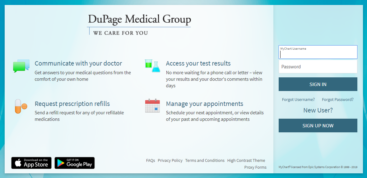 Dupage Medical Group My Chart Login