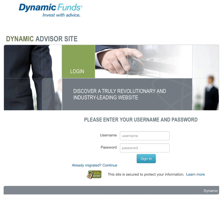 Dynamic Advisor Login