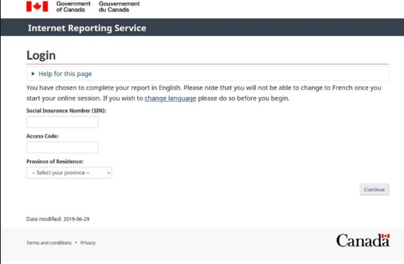 E I Online Reporting Login