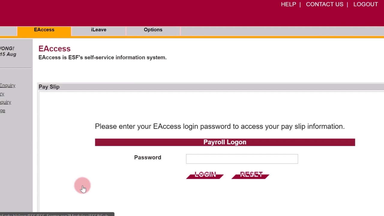 Eaccess Payroll Login