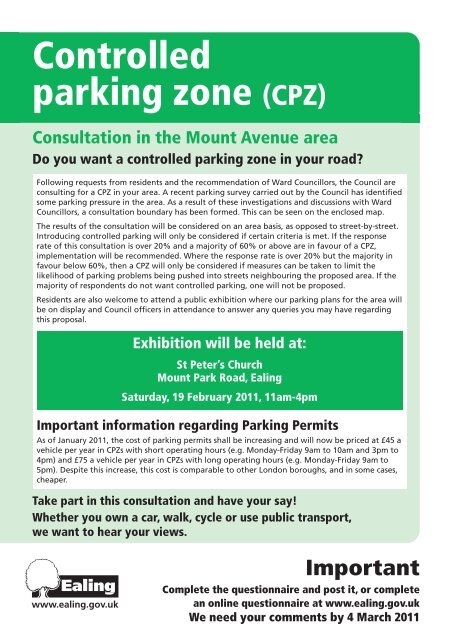 Ealing Parking Permit Login