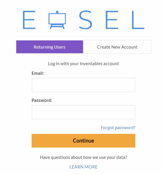 Easel Inventables Login