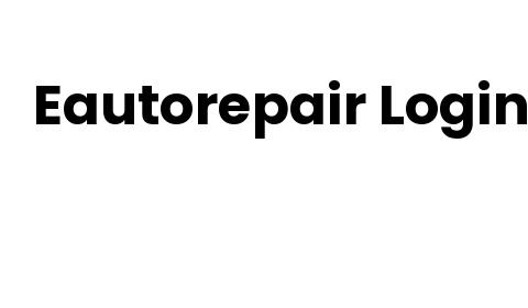 Eautorepair Login