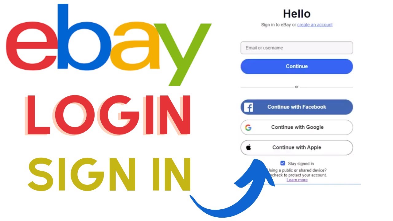 Ebay Login Page