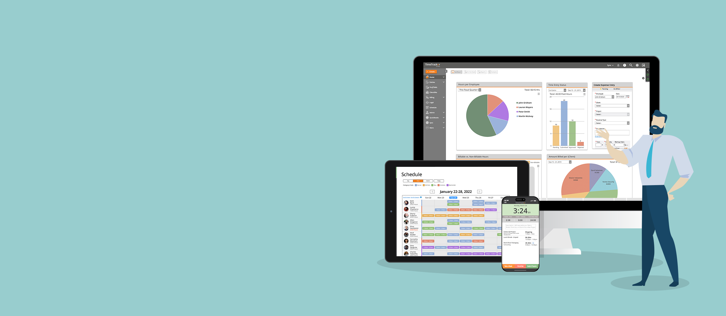 Ebility Timetracker Local Login