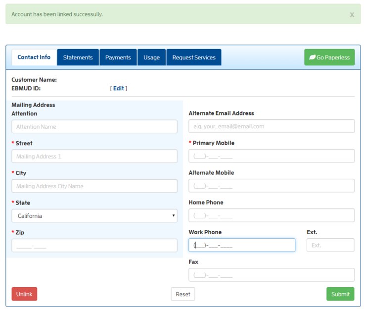 Ebmud Login