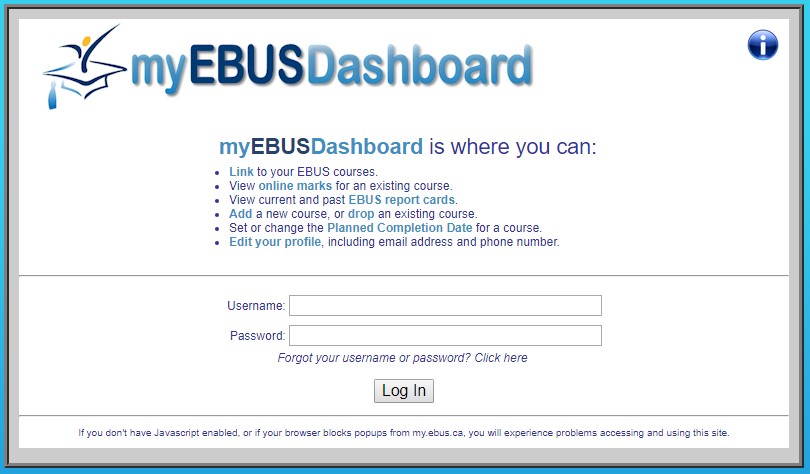 Ebus Login