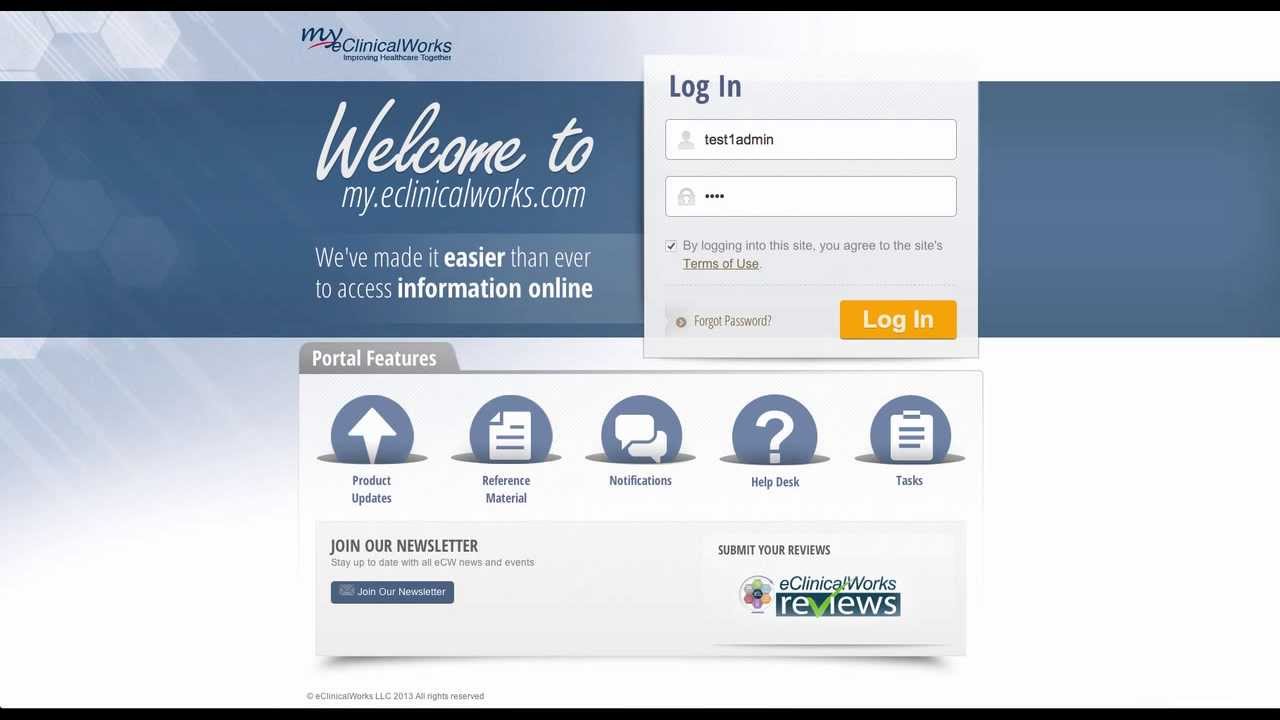 Eclinicalworks Cloud Login