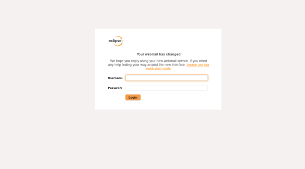 Eclipse Webmail Login