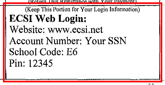 Ecsi Client Login