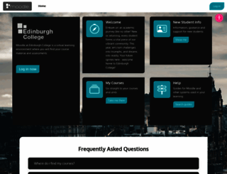 Edinburgh College Moodle Login