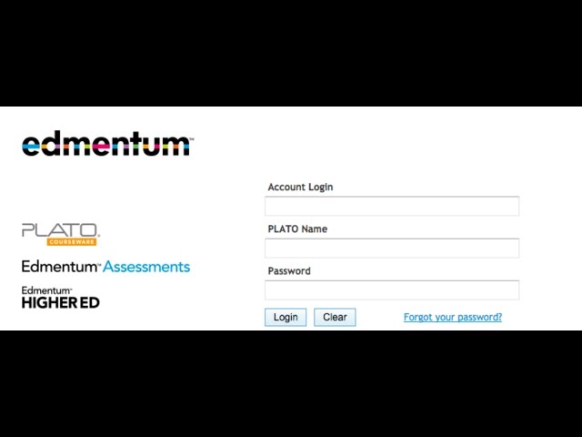 Edmentum Plato Student Login