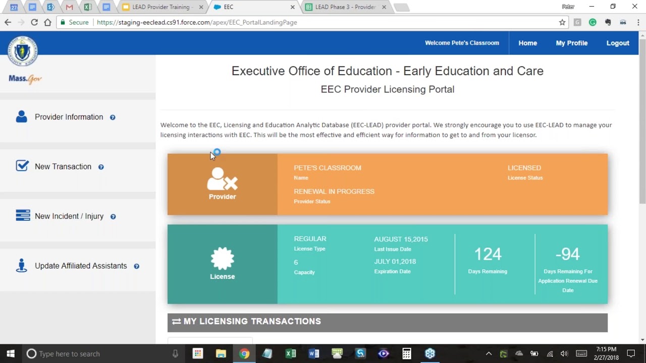 Eec Lead Portal Login