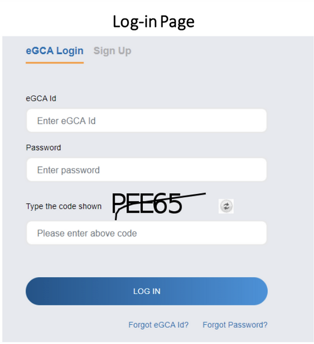 Egca Login