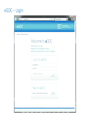 Egdc Login