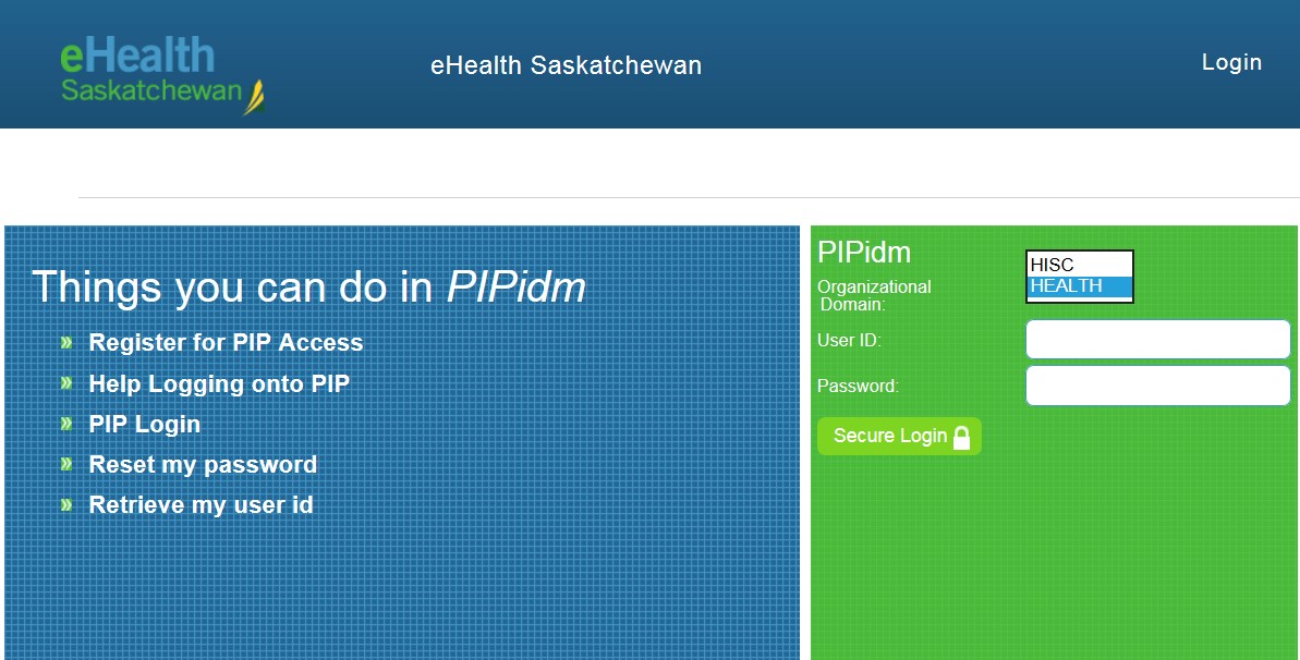 Ehealth Login Saskatchewan