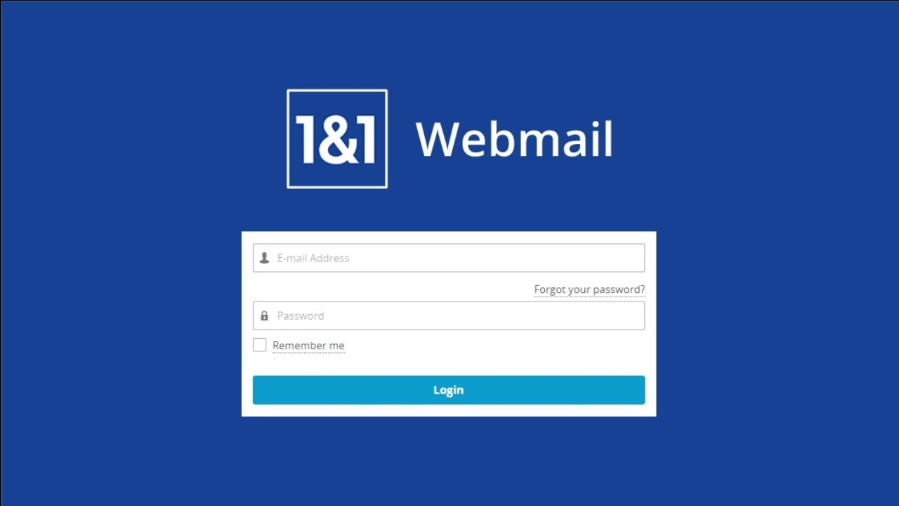 Email 1And1 Login