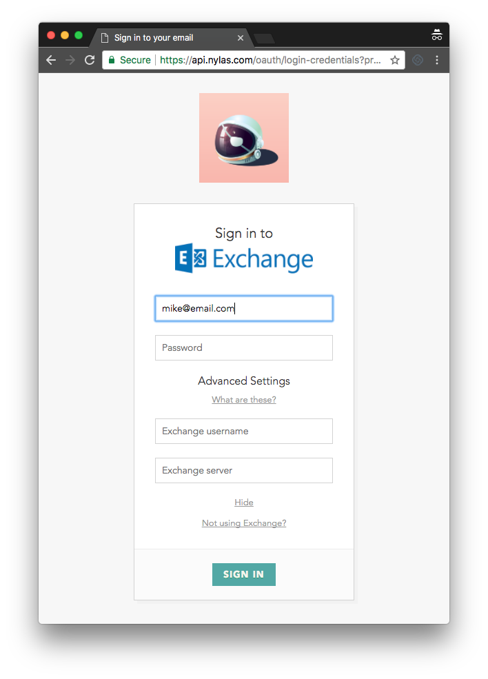 Email Exchange Login