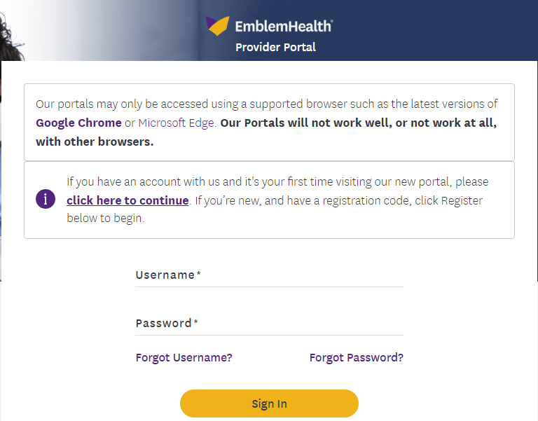 Emblem Health Provider Login