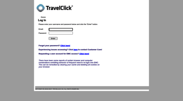 Emc Travelclick Login