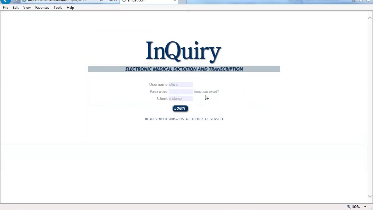 Emdat Inquiry Login