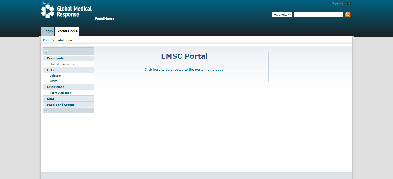 Emsc Portal Login