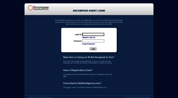 Encompass Agent Login