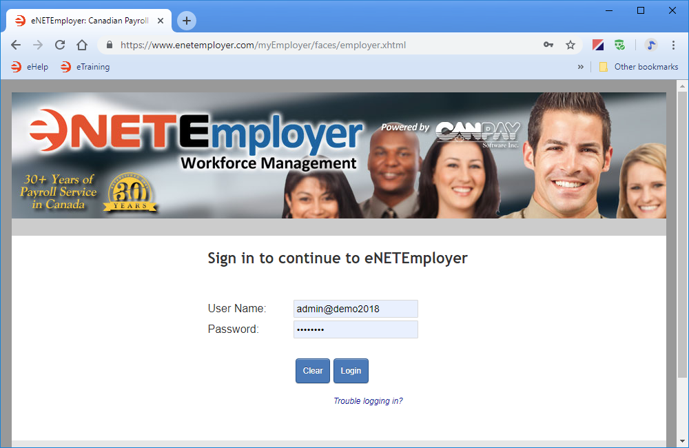 Enetemployer Login