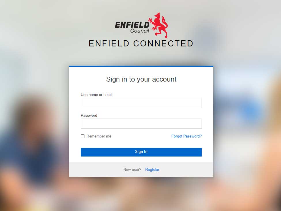 Enfield Bidding Login