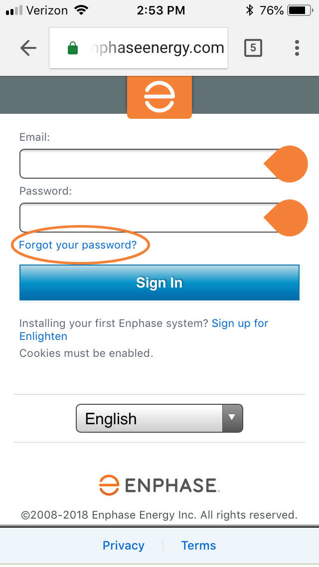 Enlighten.Enphase Login