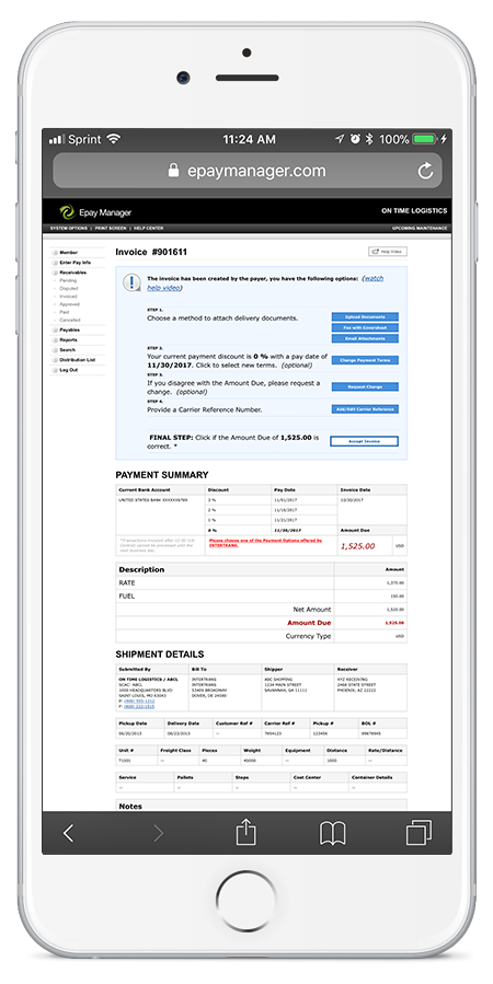 Epay Manager Login